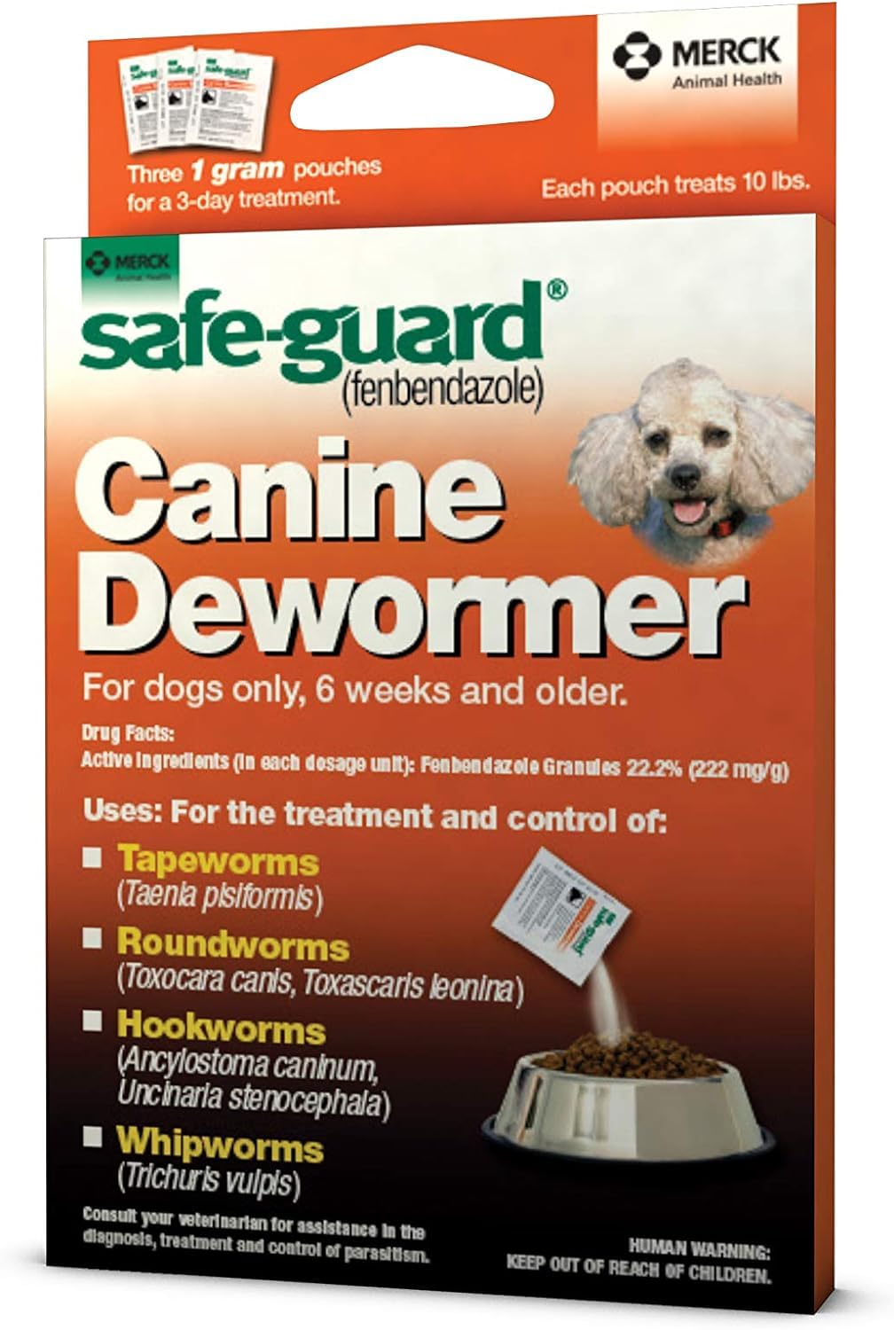 Canine Dewormer 3 Dose x 1 Gram I37703