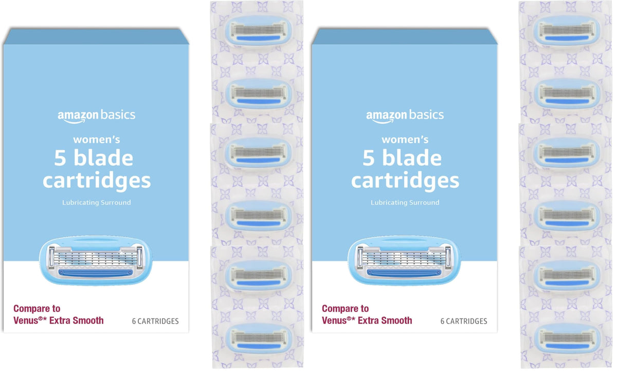 5-Blade Razor Refills 6 Count Pack of 2 O724