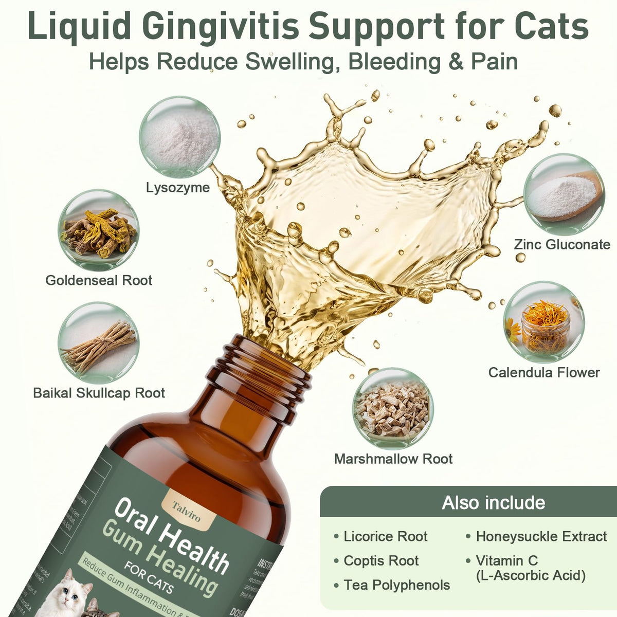 Natural Plant-Based Cat Oral Care A751