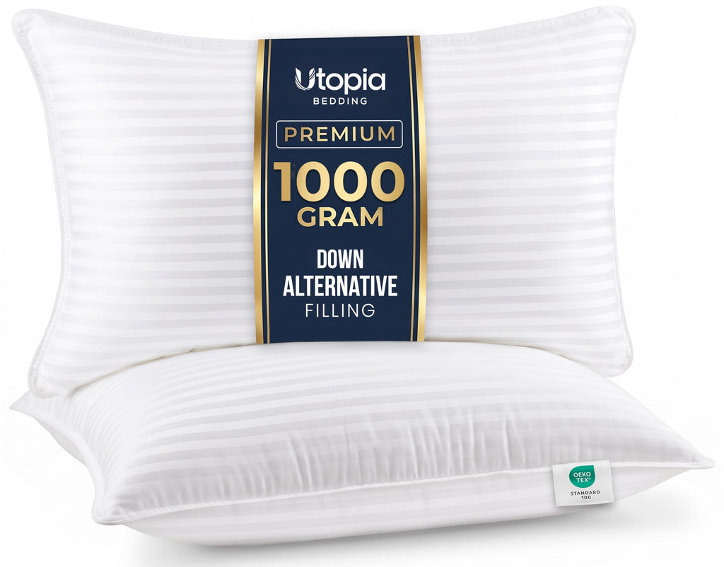 Queen Size Set of 2 Bed Pillows U1882