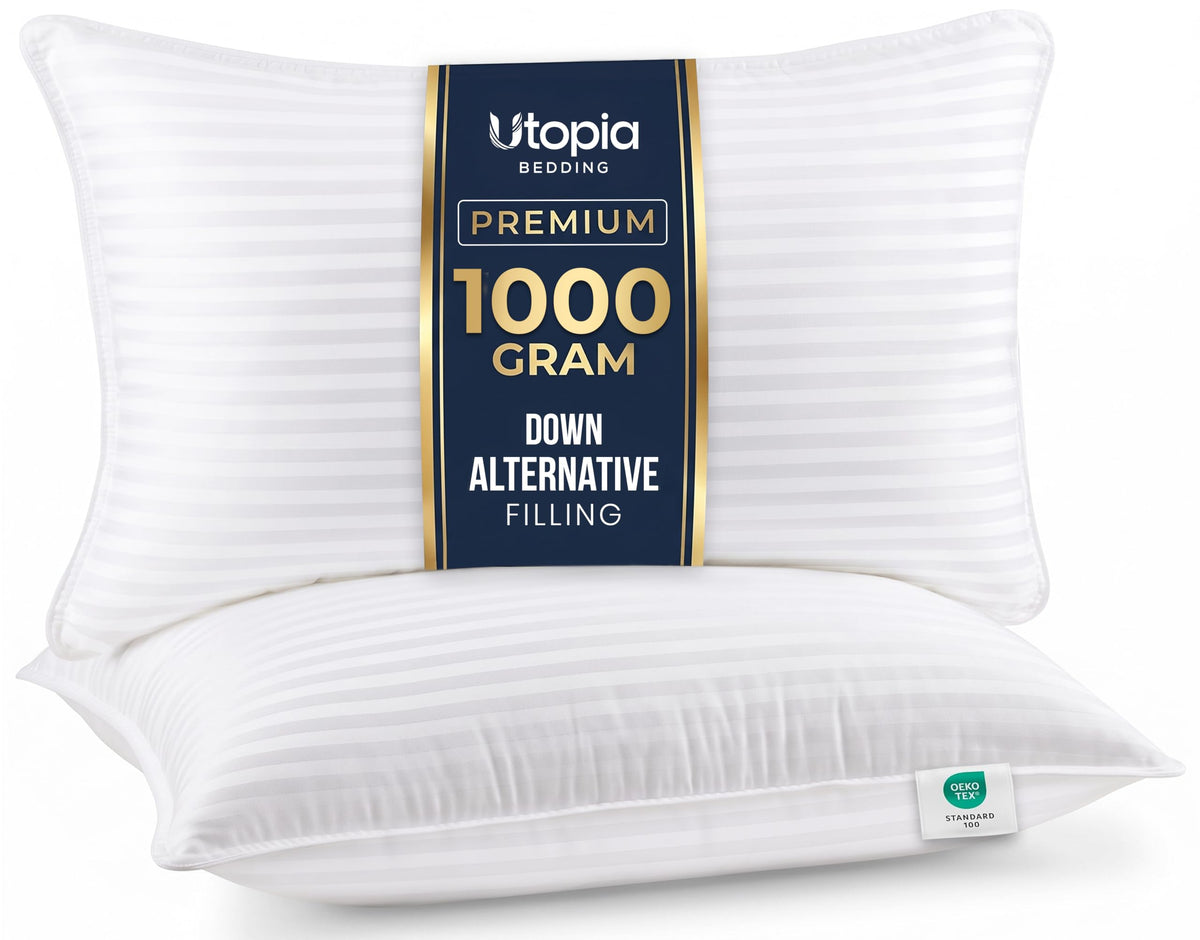 Queen Size Set of 2 Bed Pillows U1882