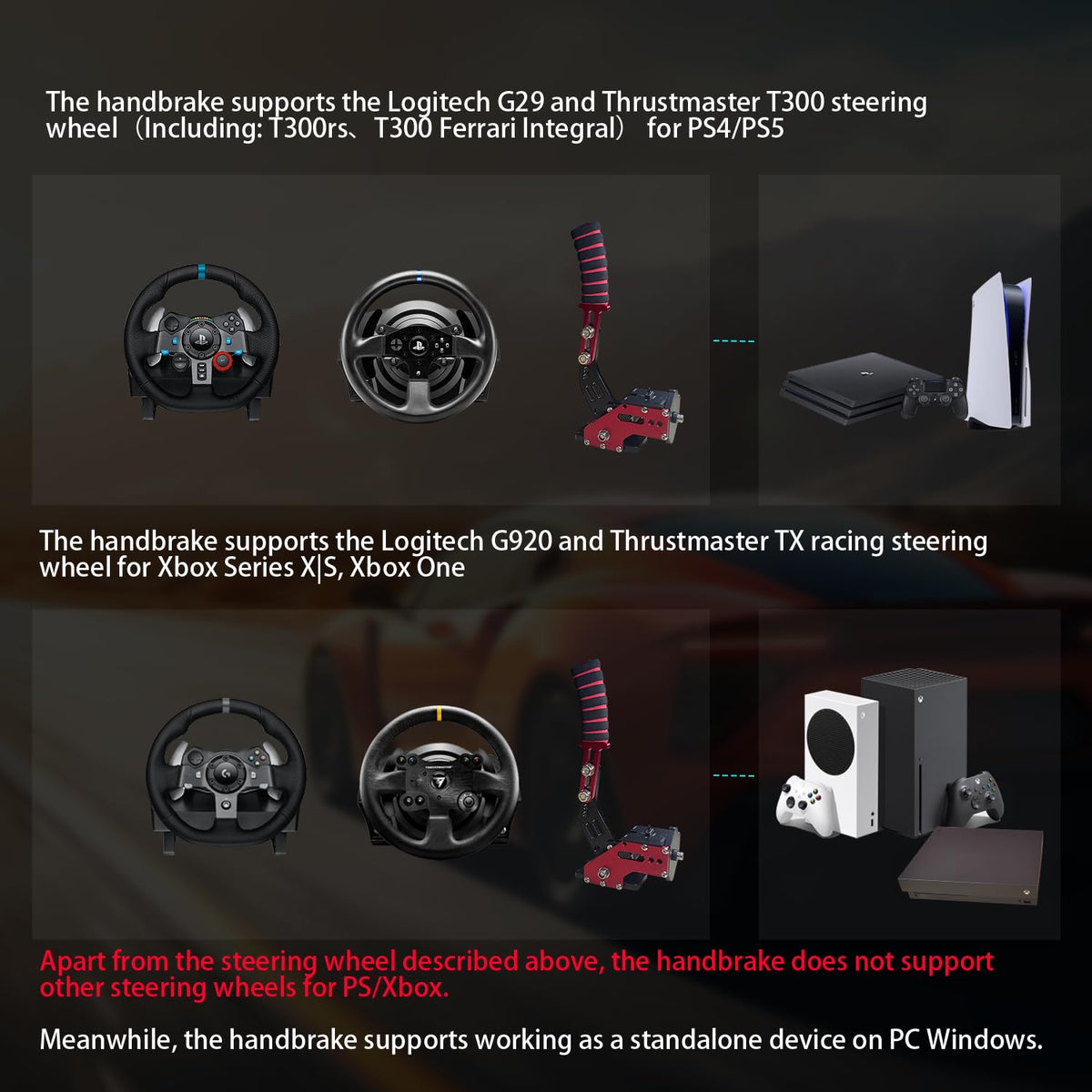 Sim Racing Handbrake with Table Clamp R10187