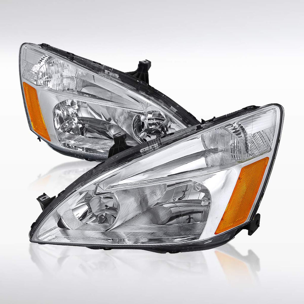 Chrome Left+Right Headlights C3768