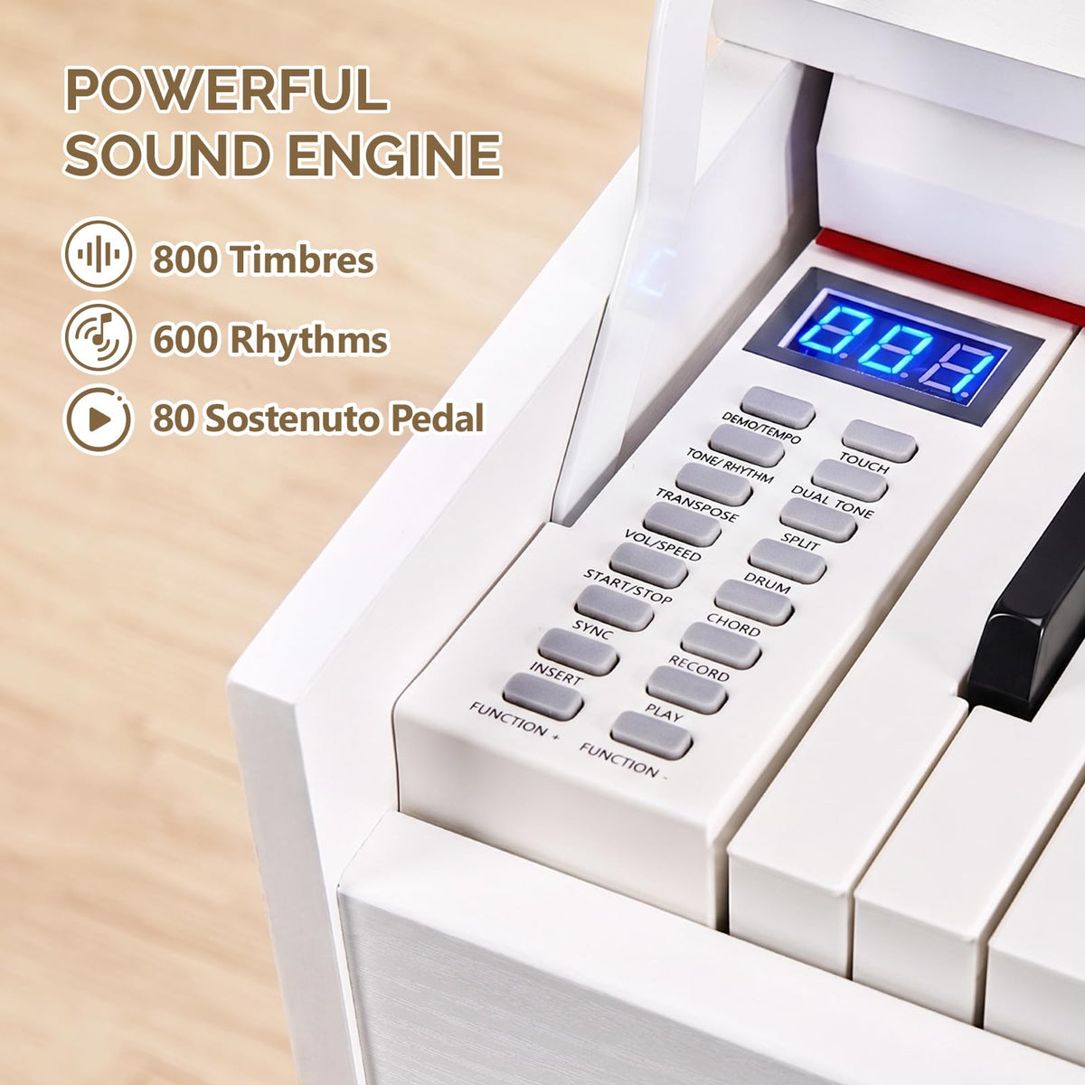 88 Key Weighted Digital Piano C443