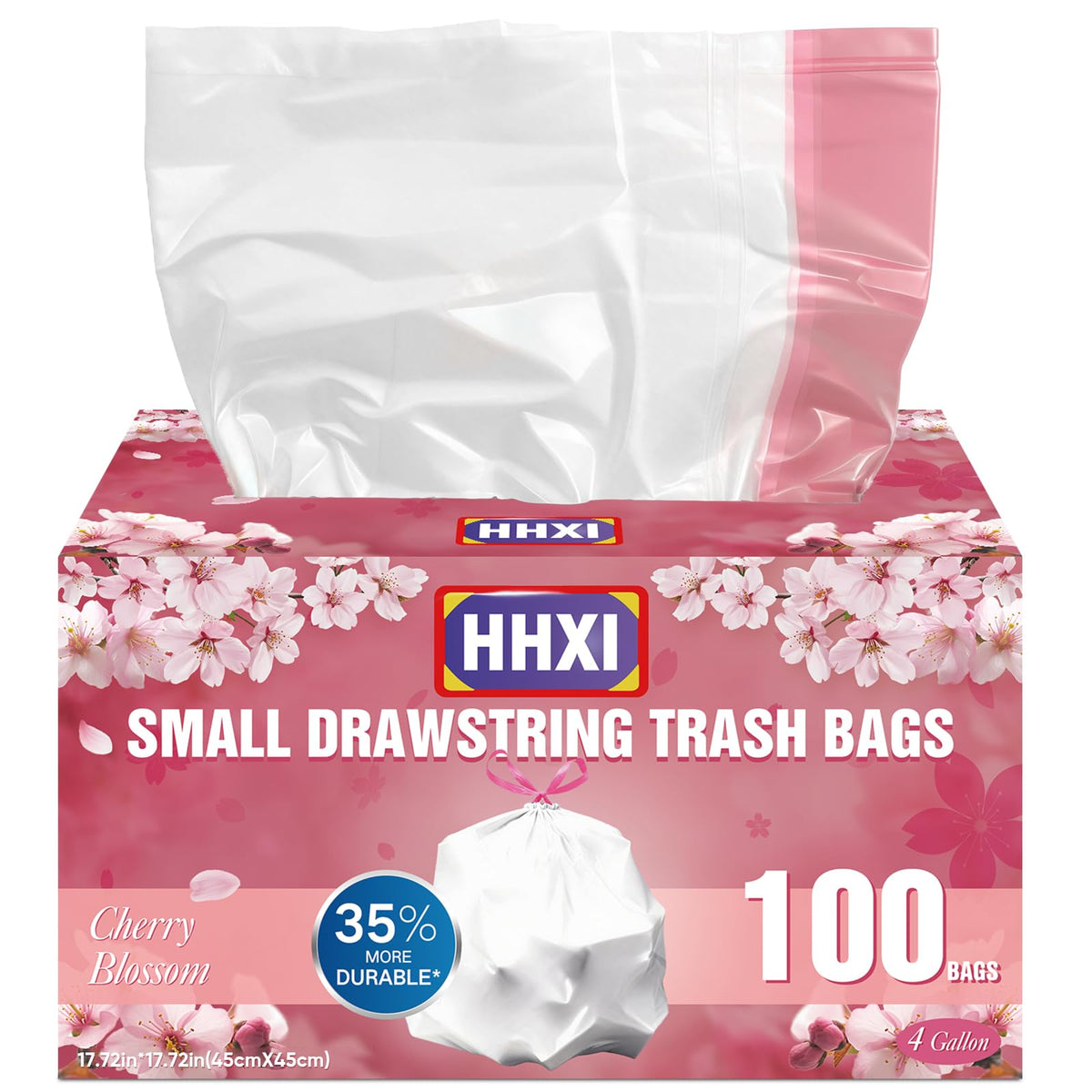 4 Gallon Scented Trash Bags with Drawstring G94754