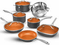 12 Pc Titanium Ceramic Nonstick Cookware Set V5403