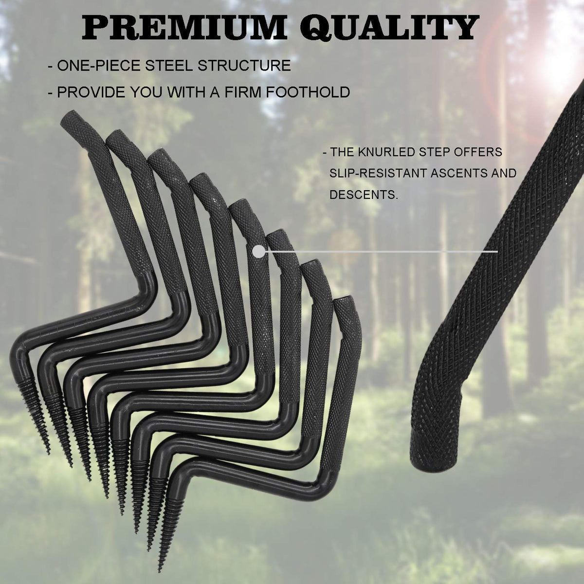 4 inch Screw-in Tree Steps 8Pack D48139