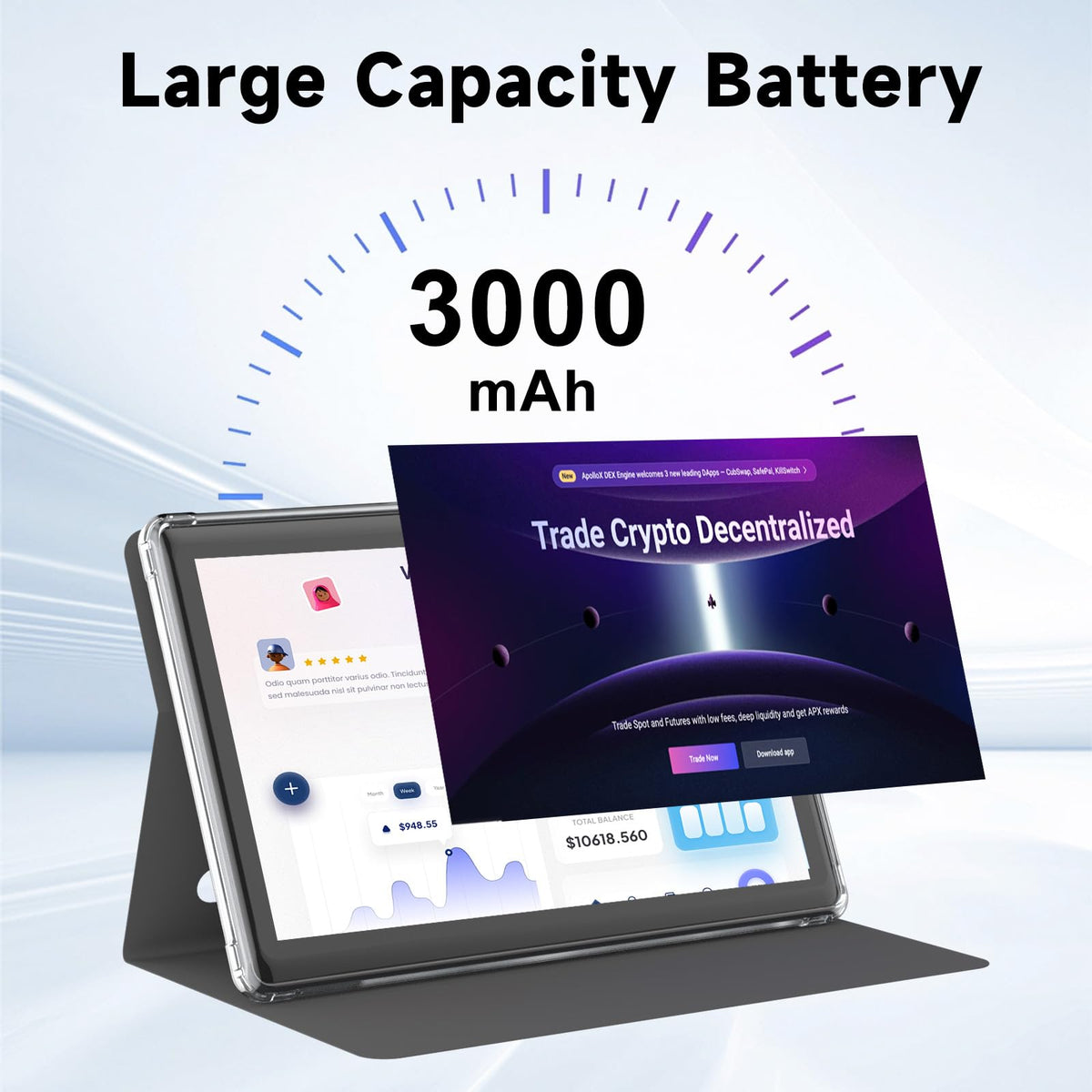 7 Inch Android Tablet with Protective Case Y982840