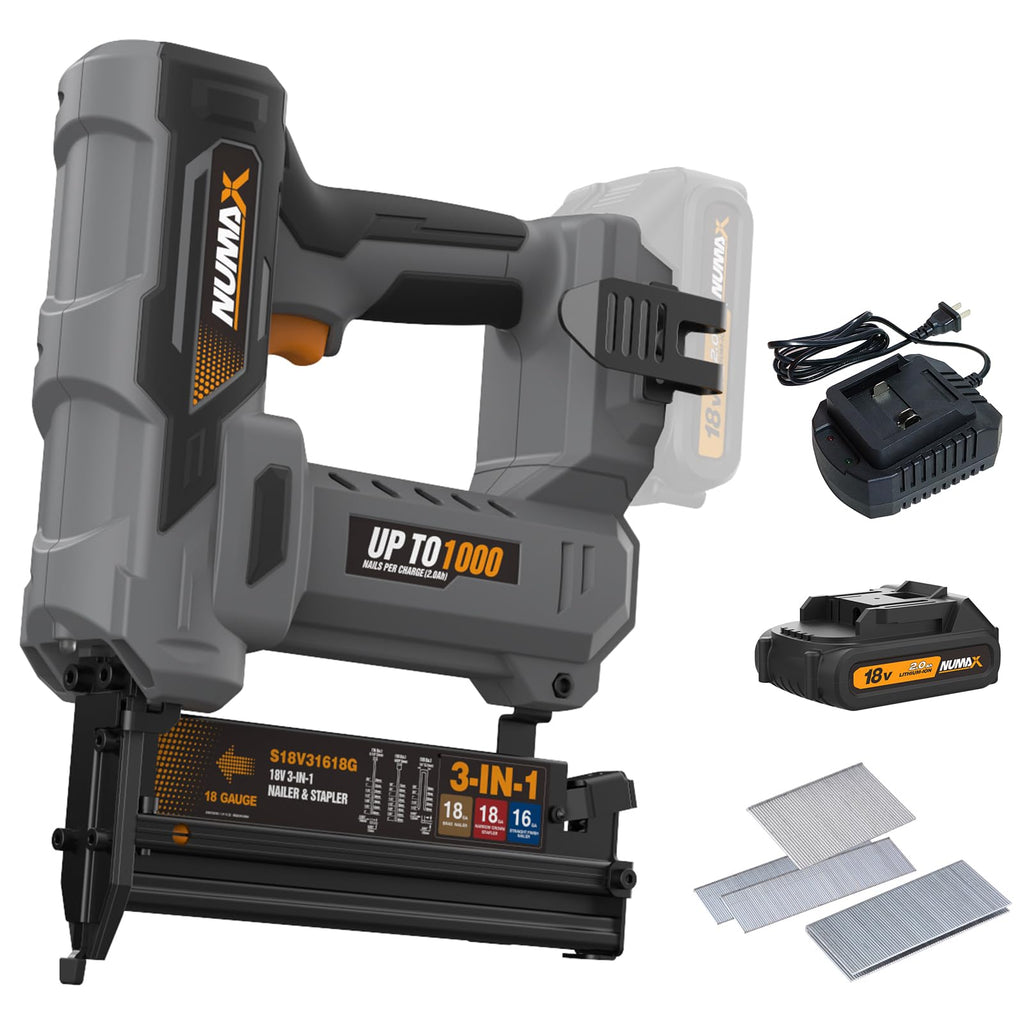 18V Cordless 3-in-1 Nail Gun Kit B54447