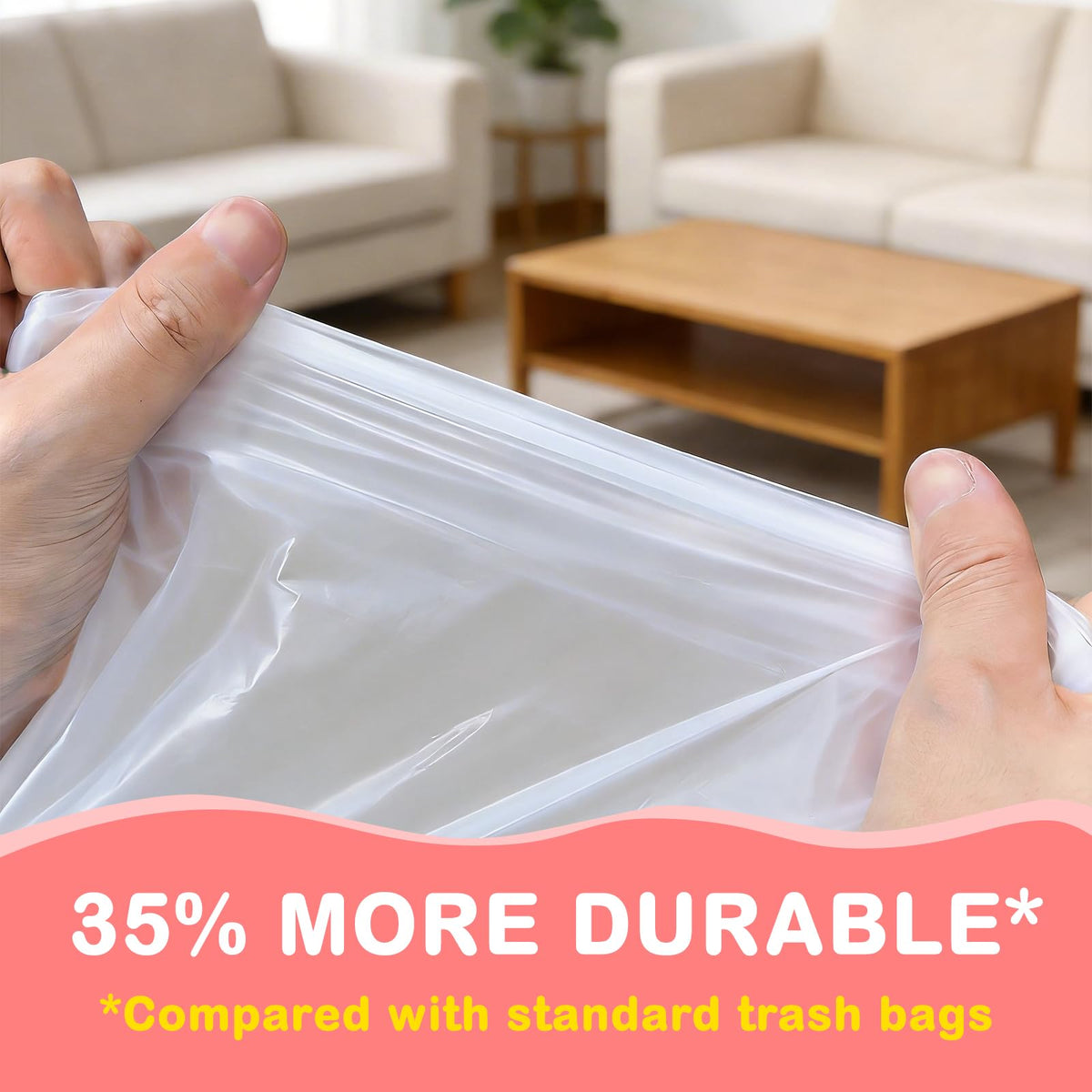 4 Gallon Scented Trash Bags with Drawstring G94754