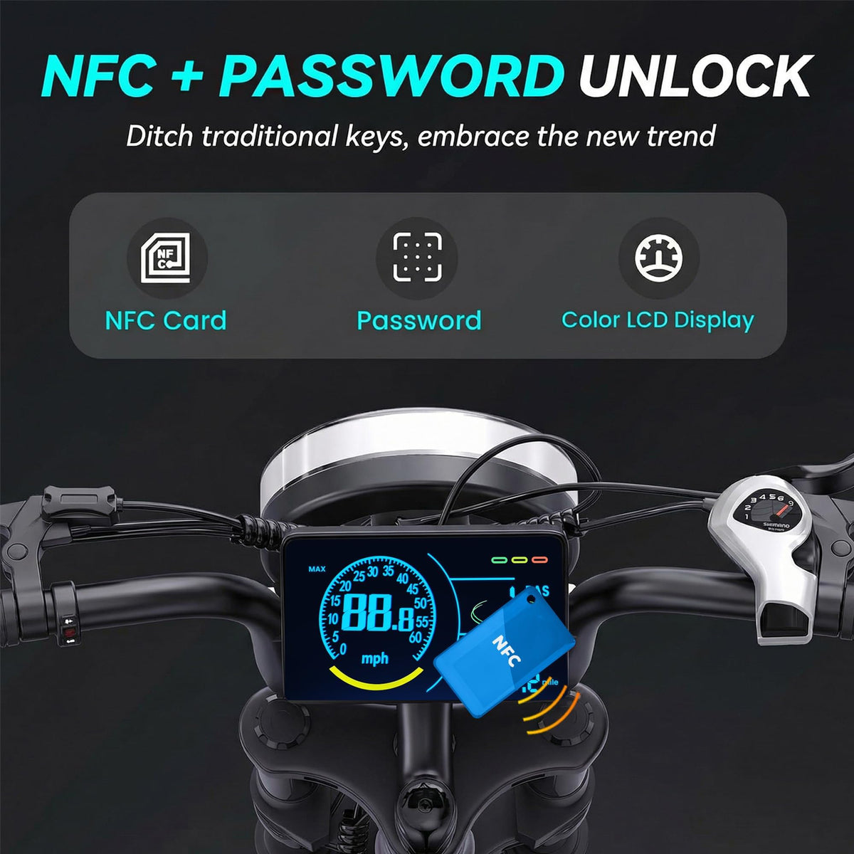 Electric Bike with NFC M277510