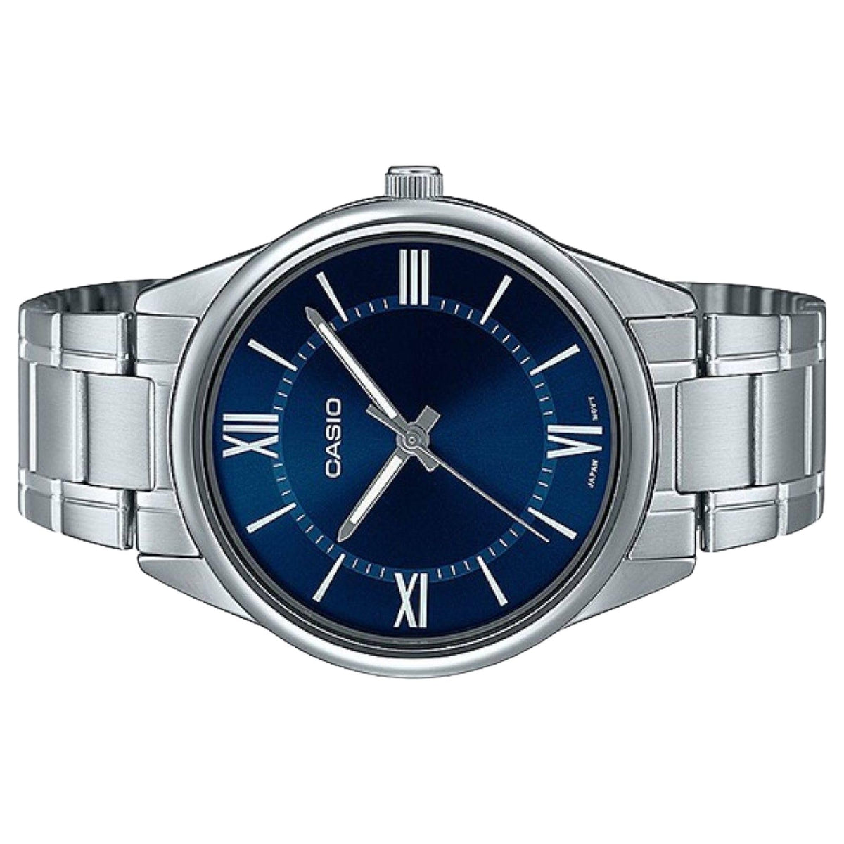 Blue Roman Dial Stainless Steel Analog Watch C71175