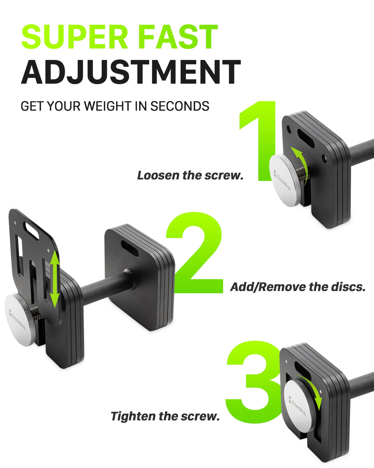 Adjustable Dumbbell Set 10-50lb Z27306