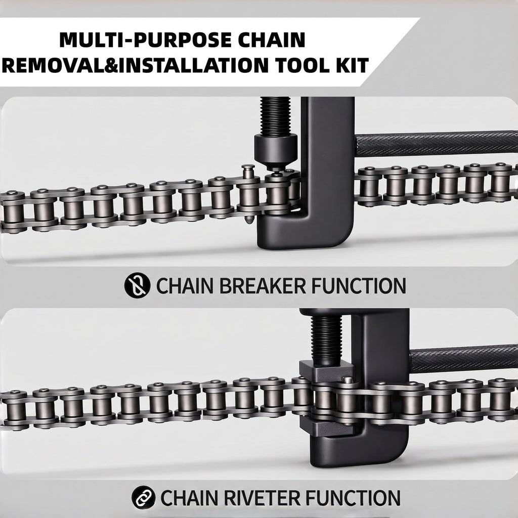 13 Pc Motorcycle Chain Breaker Rivet Tool Kit E76735