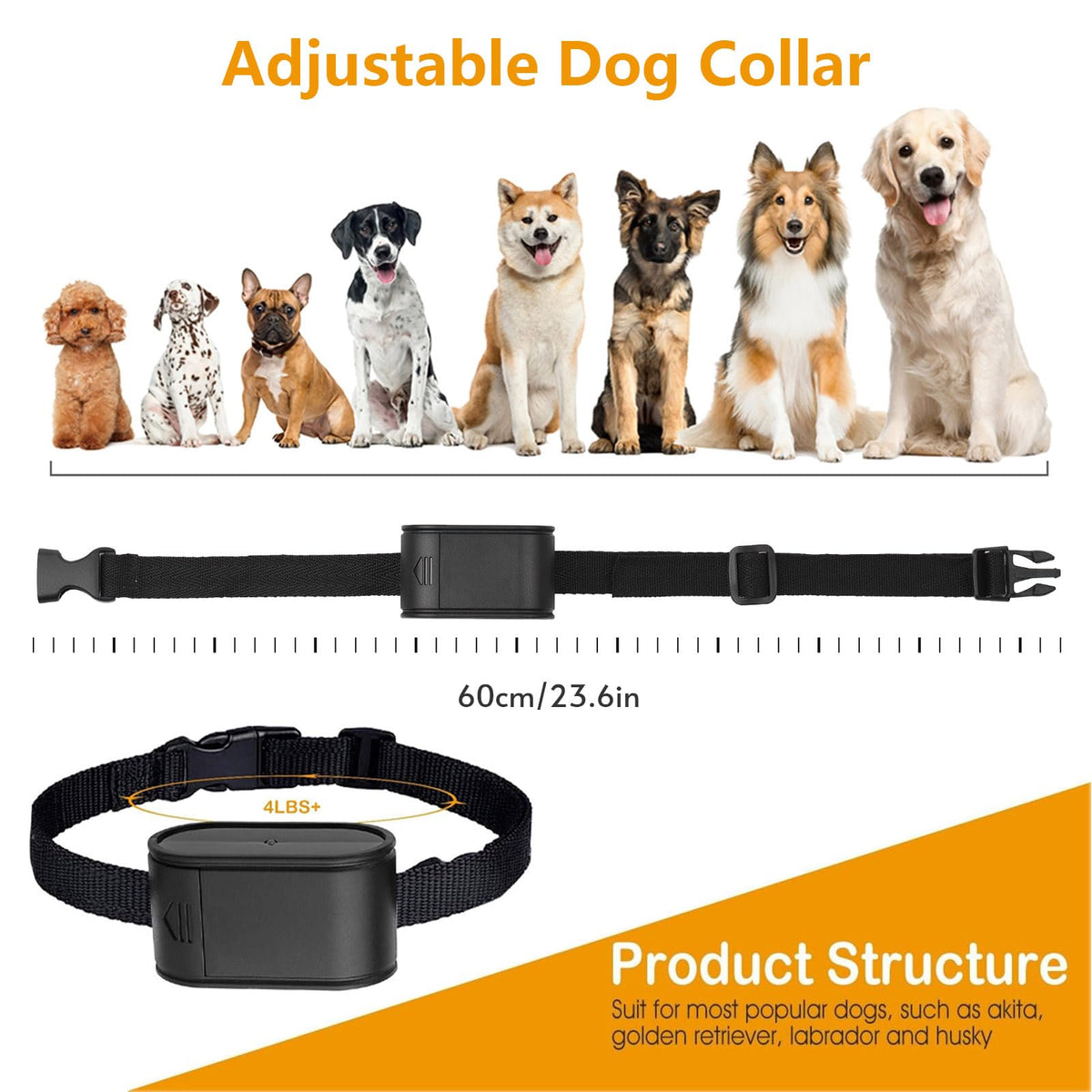 Wireless Dog Fence 1.2 Acre Waterproof Collar F965452