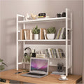 White Metal Desktop Bookshelf A6217