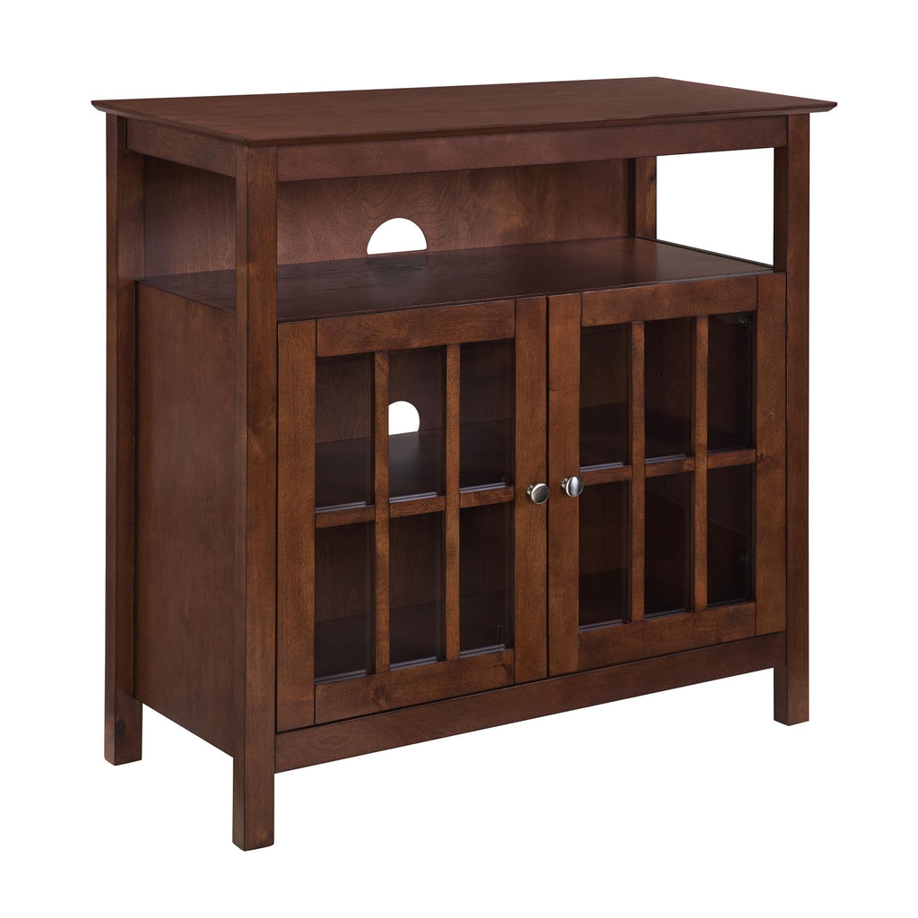 Espresso TV Stand with Shelves L418