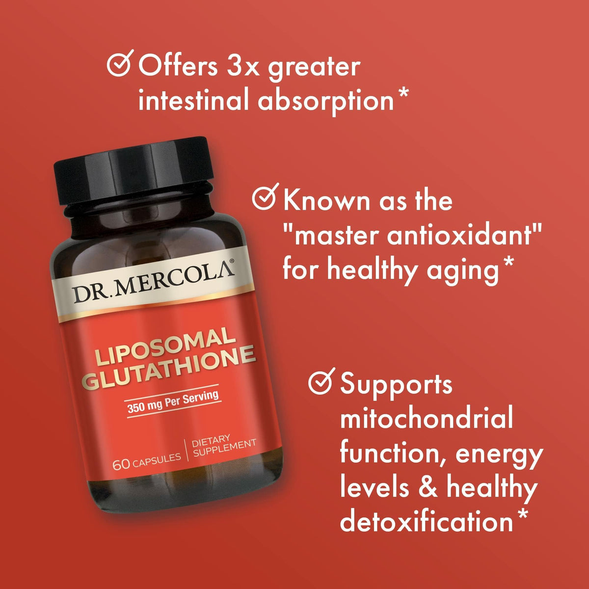 Liposomal Glutathione 350 mg 60 Capsules B614298
