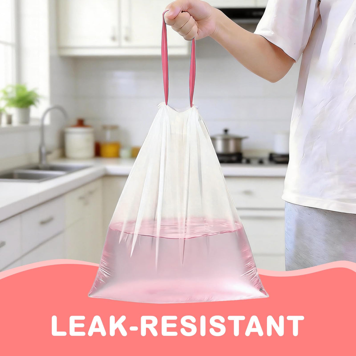 4 Gallon Scented Trash Bags with Drawstring G94754