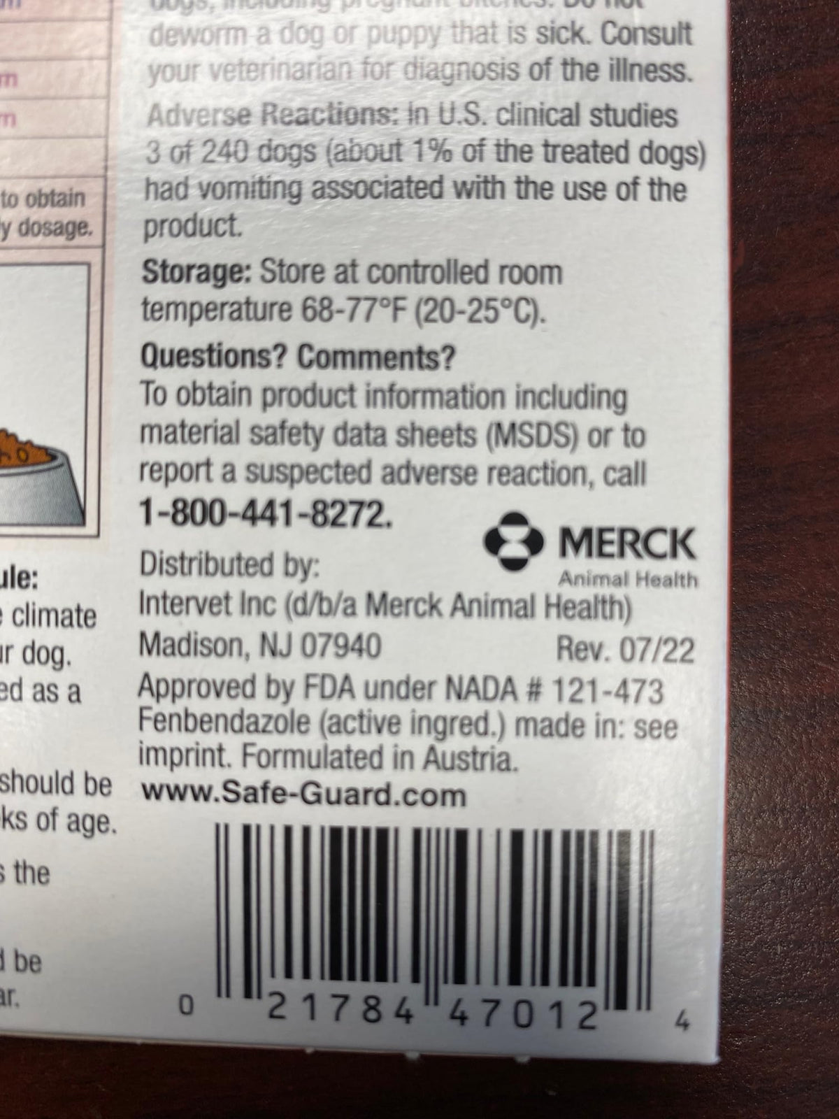 Canine Dewormer 3 Dose x 1 Gram I37703