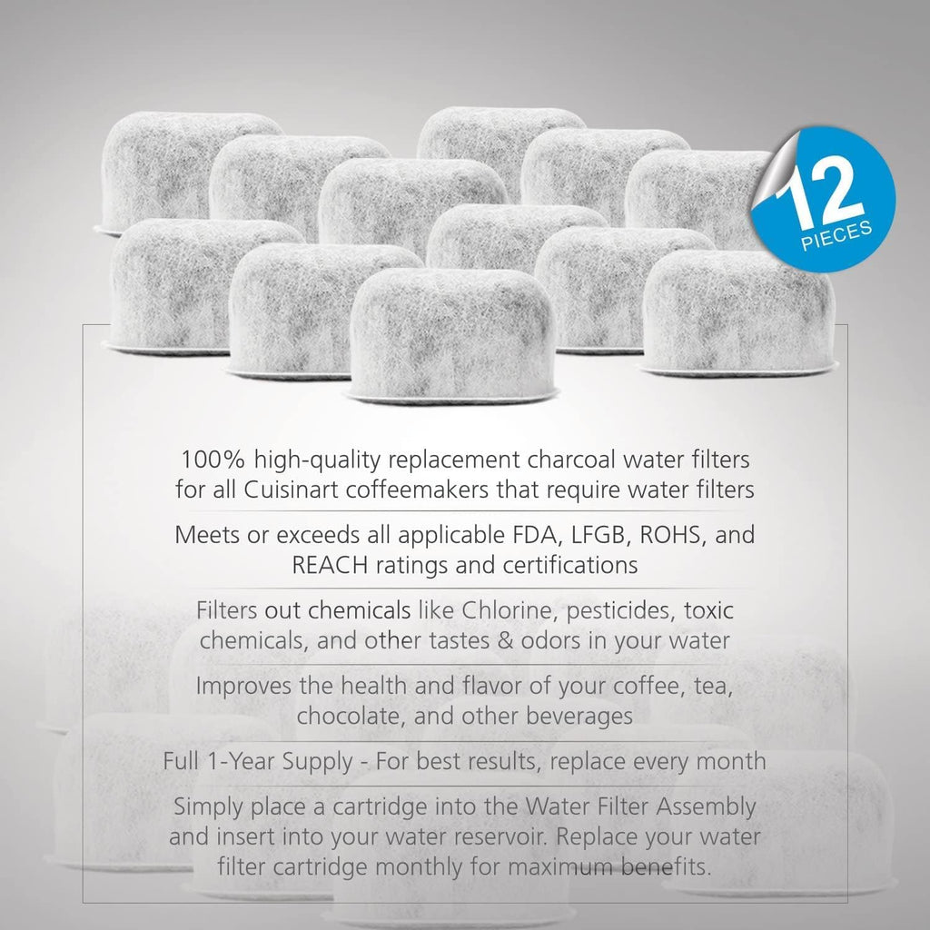 12-Pack Replacement Charcoal Water Filters M779