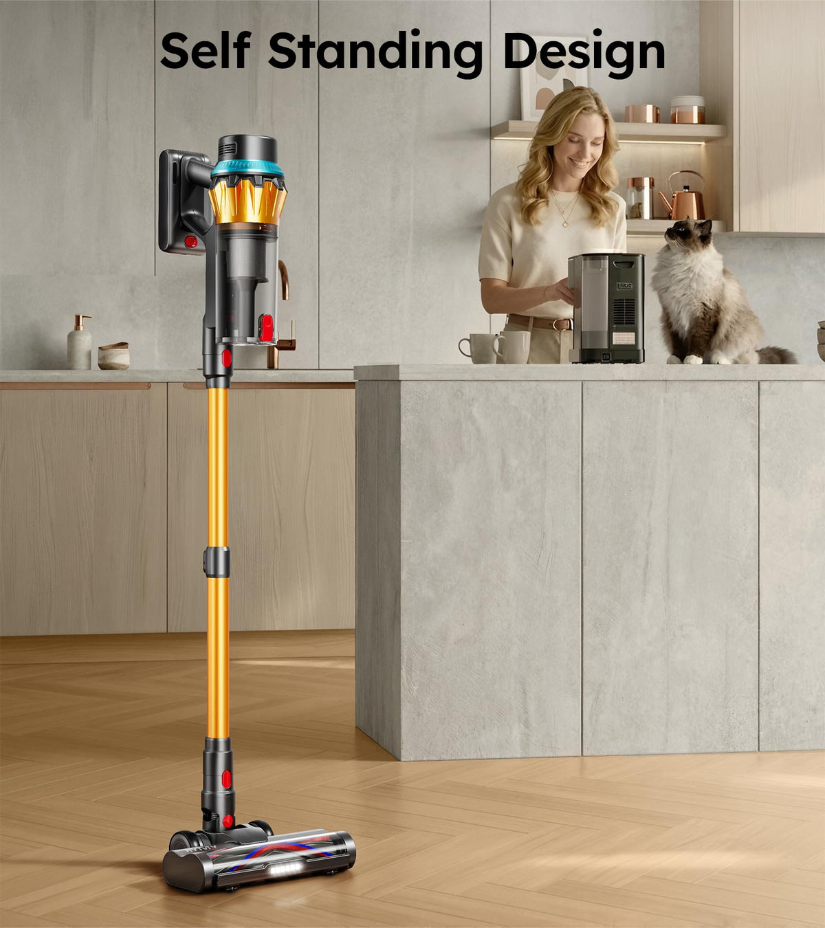 650W 60Kpa 70 Mins Cordless Stick Vacuum Cleaner E71282