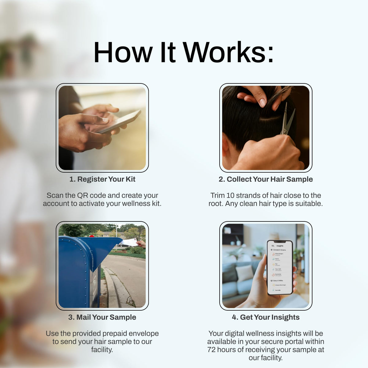 Home Test Kit for Food & Drinks Sensitivity E399