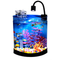 1 Gallon Half Moon Fish Tank Y9047
