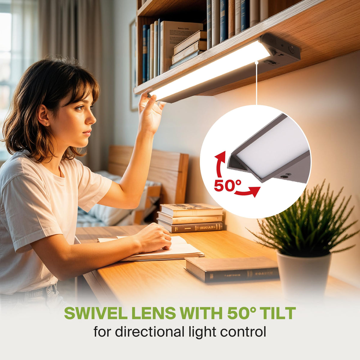 24 Inch Dimmable Linkable LED Under Cabinet Lighting A304847