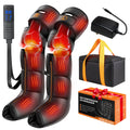 Air Compression Leg Massager with Heat, 6 Modes, 9 Intensities T730326