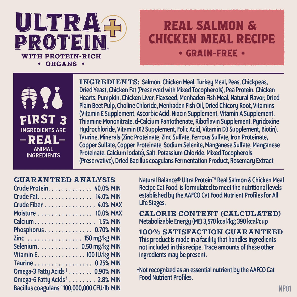 Salmon & Chicken Meal Protein Plus 5 lb X9882