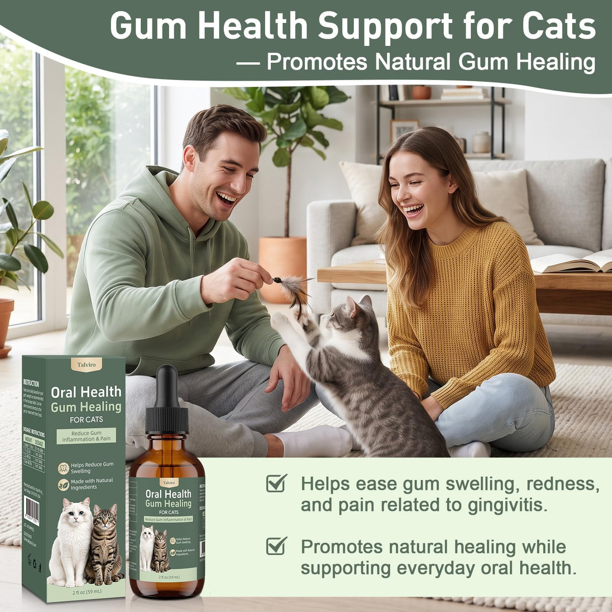 Natural Plant-Based Cat Oral Care A751