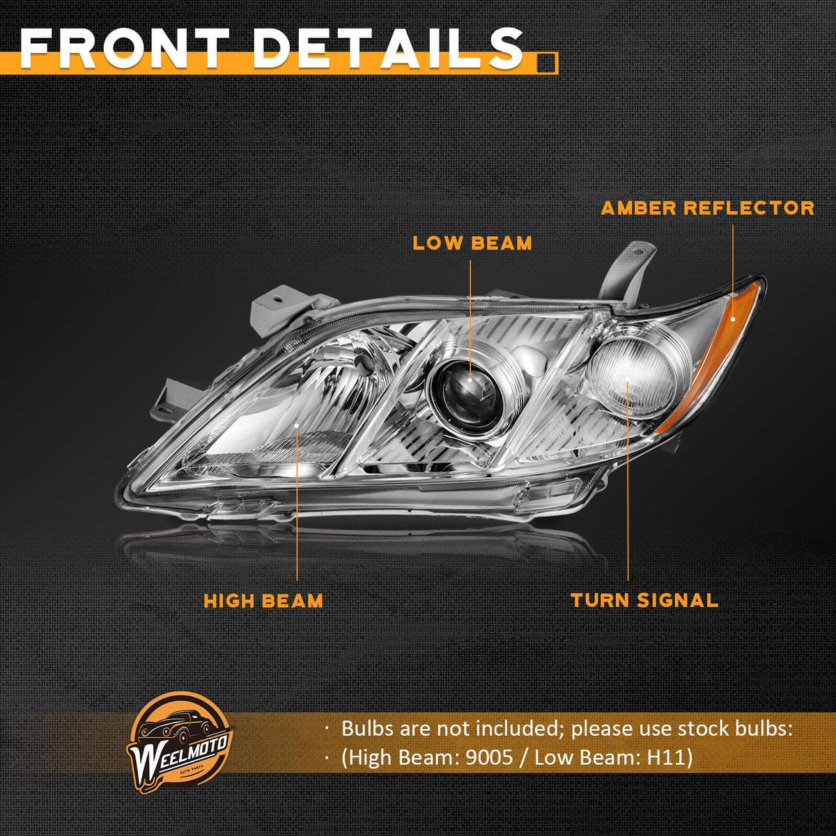 Anti-Fogging Headlights Assembly for Toyota Camry B62846