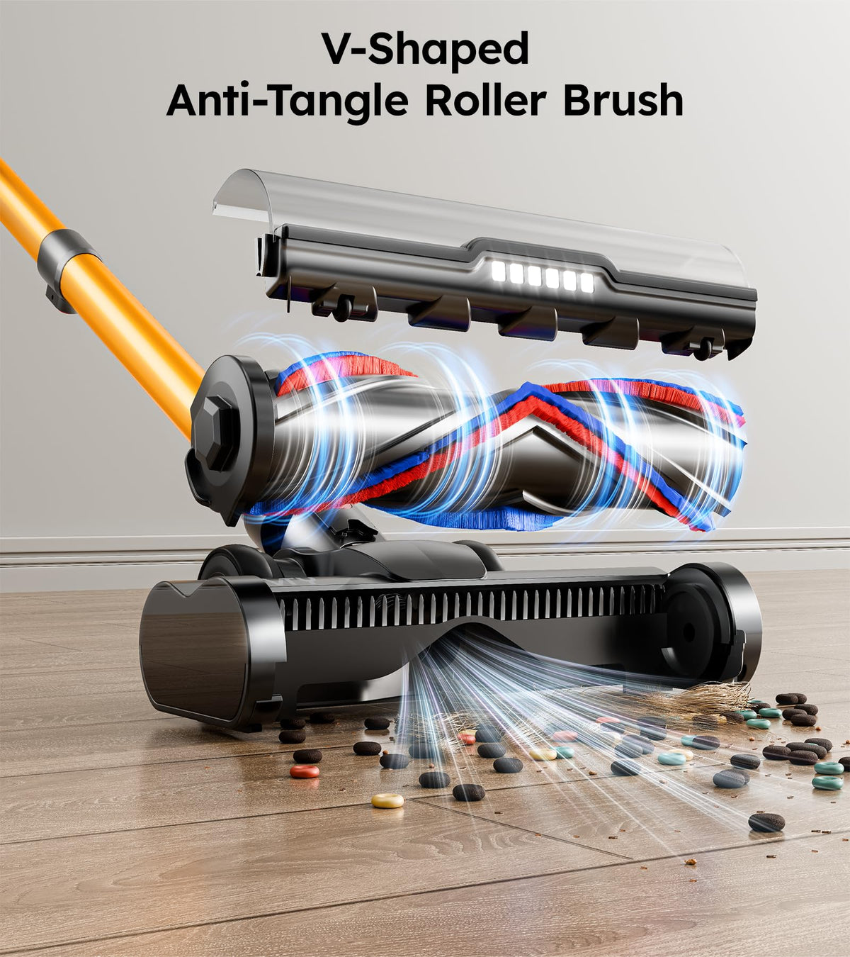650W 60Kpa 70 Mins Cordless Stick Vacuum Cleaner E71282
