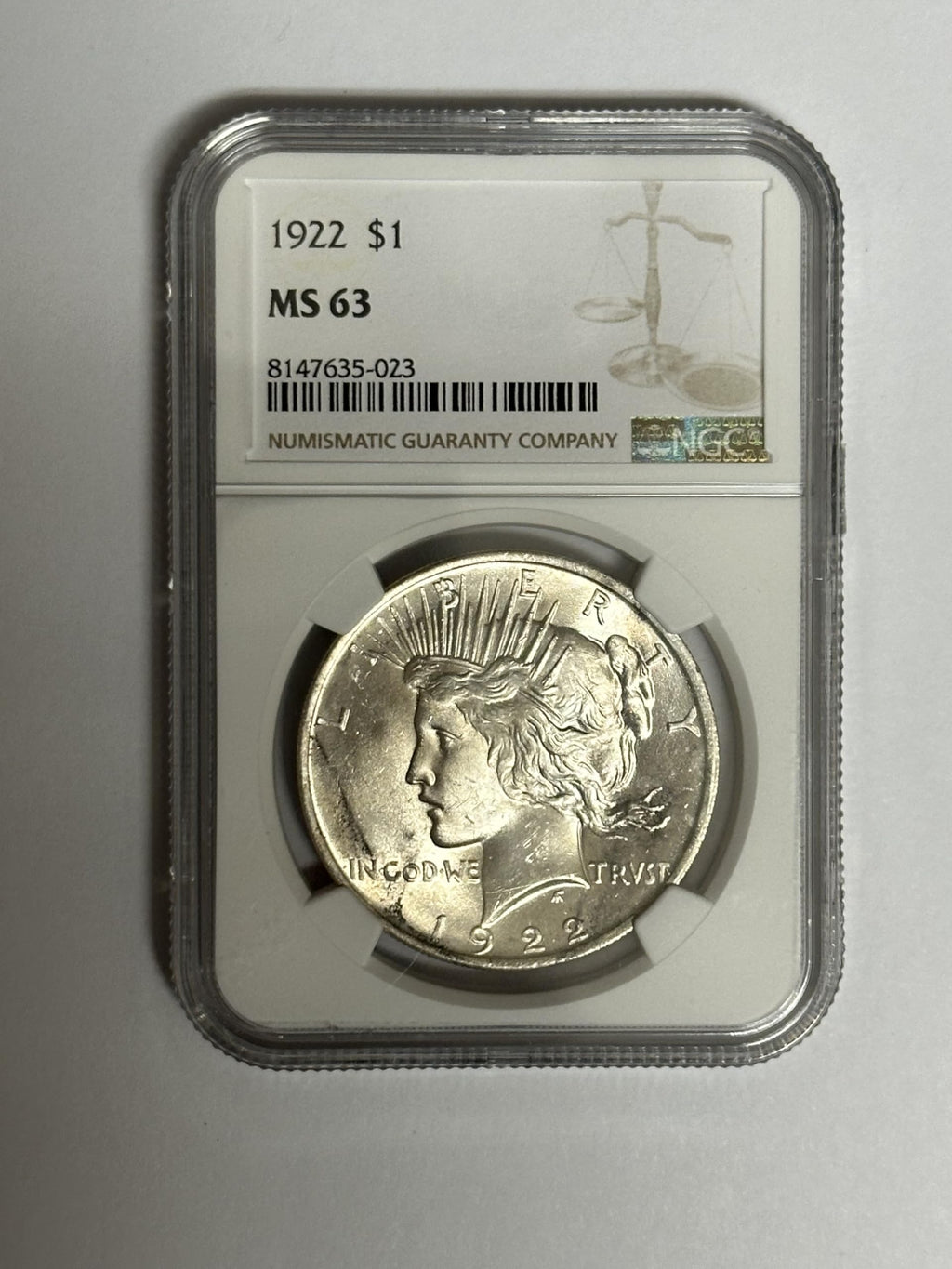 1922 Peace Dollar C74079