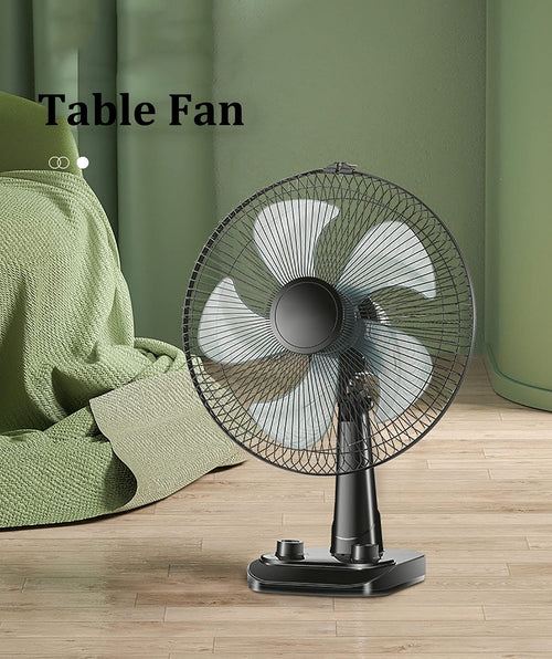 16-Inch 3 Speed 5 Blades Oscillating Pedestal Fan White G5834