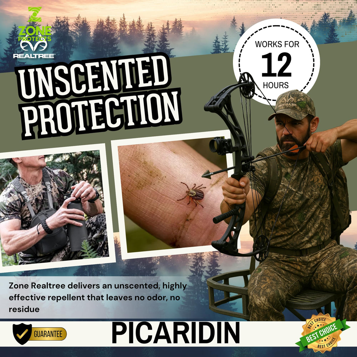 Picaridin and Permethrin Insect Repellent with Refill H3466