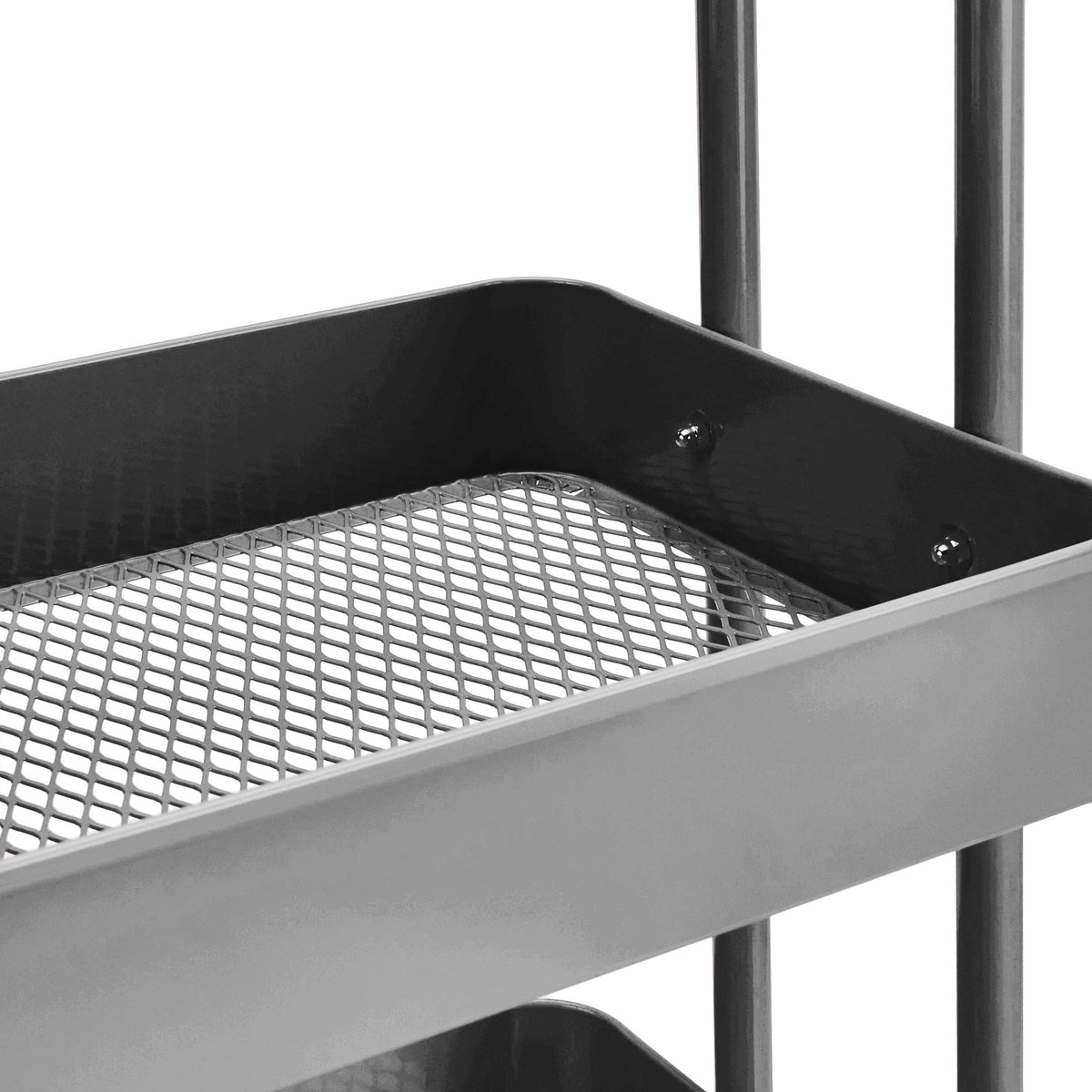 3-Tier Rolling Kitchen Cart with Lockable Wheels J597