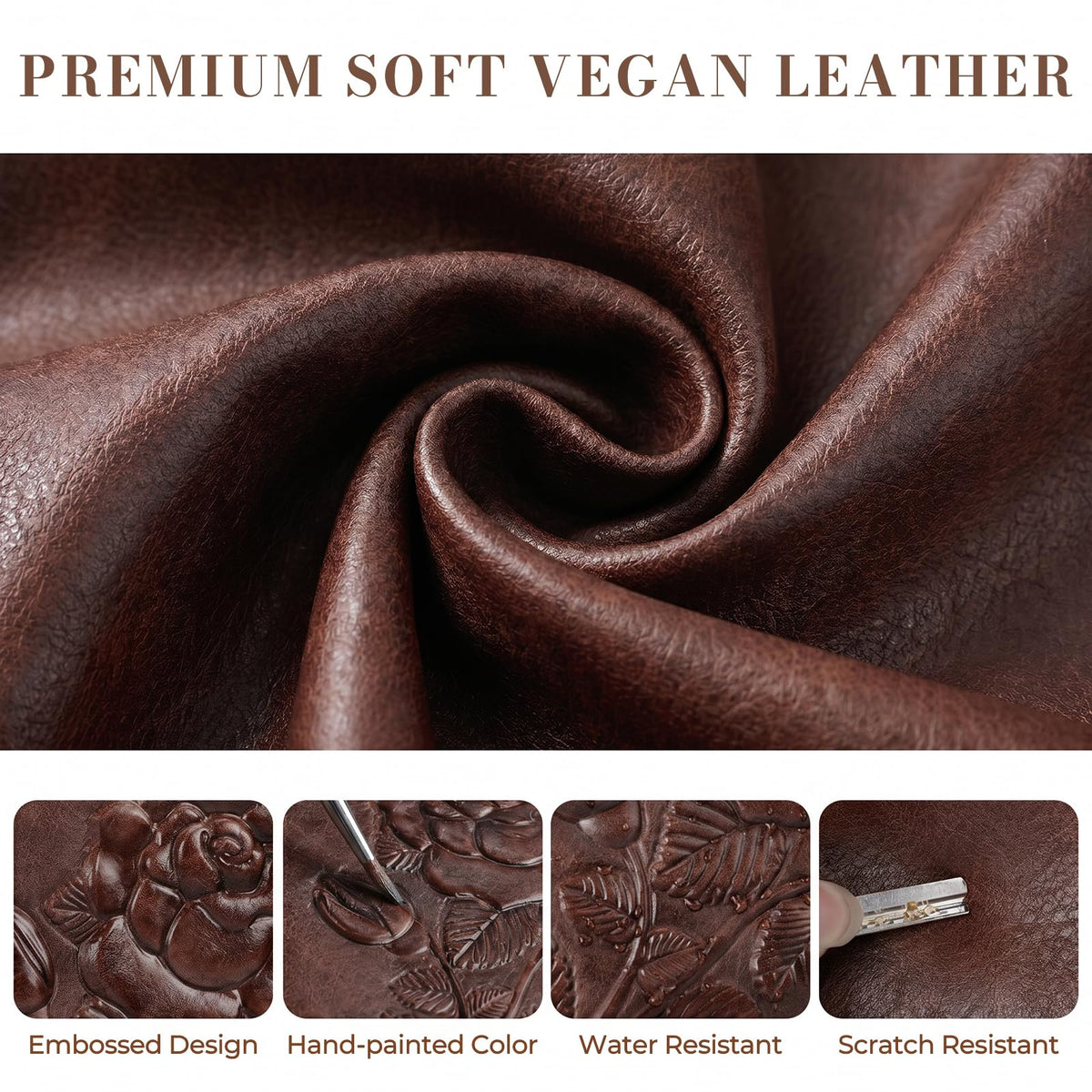 Vegan Leather Crossbody Bag W8805