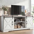 White Grey Wash TV Stand Q413