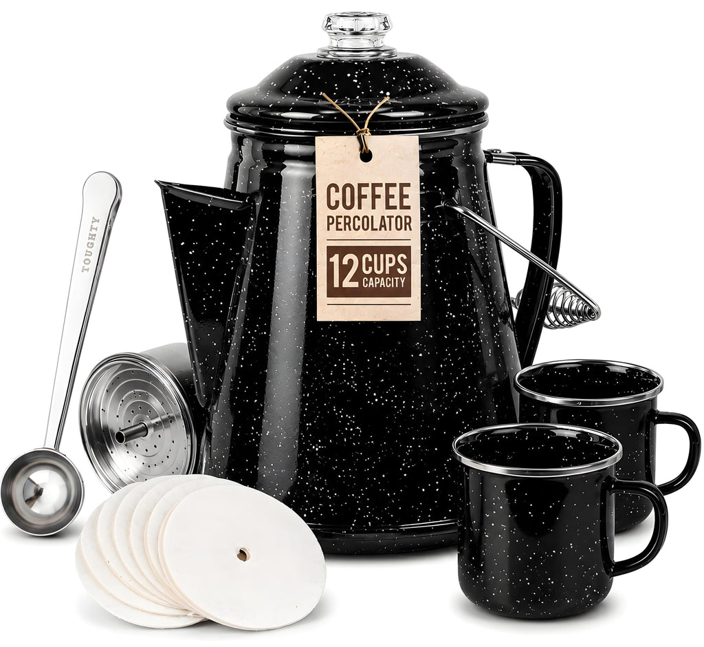 12 Cup Enamel Coffee Percolator R30307