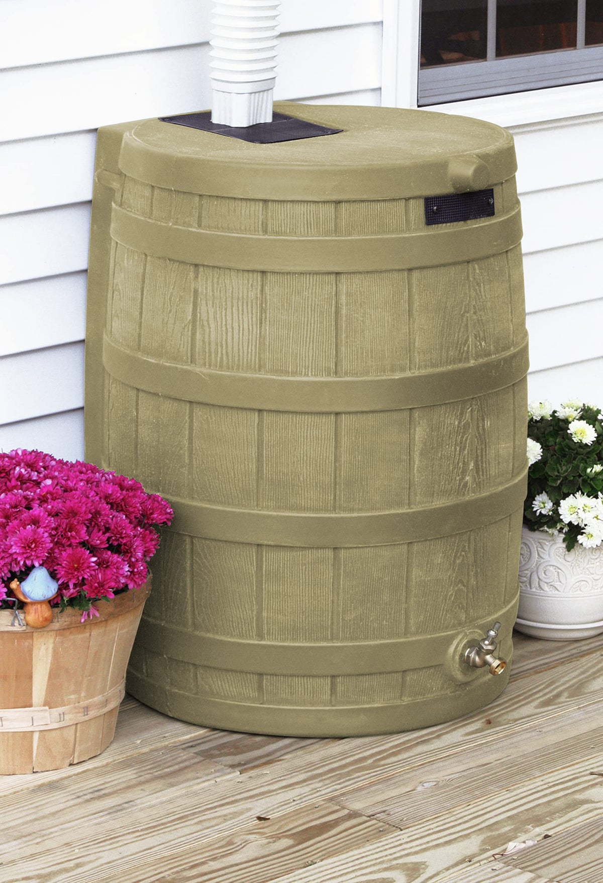 50 Gallon Rain Barrel with Diverter Kit V118