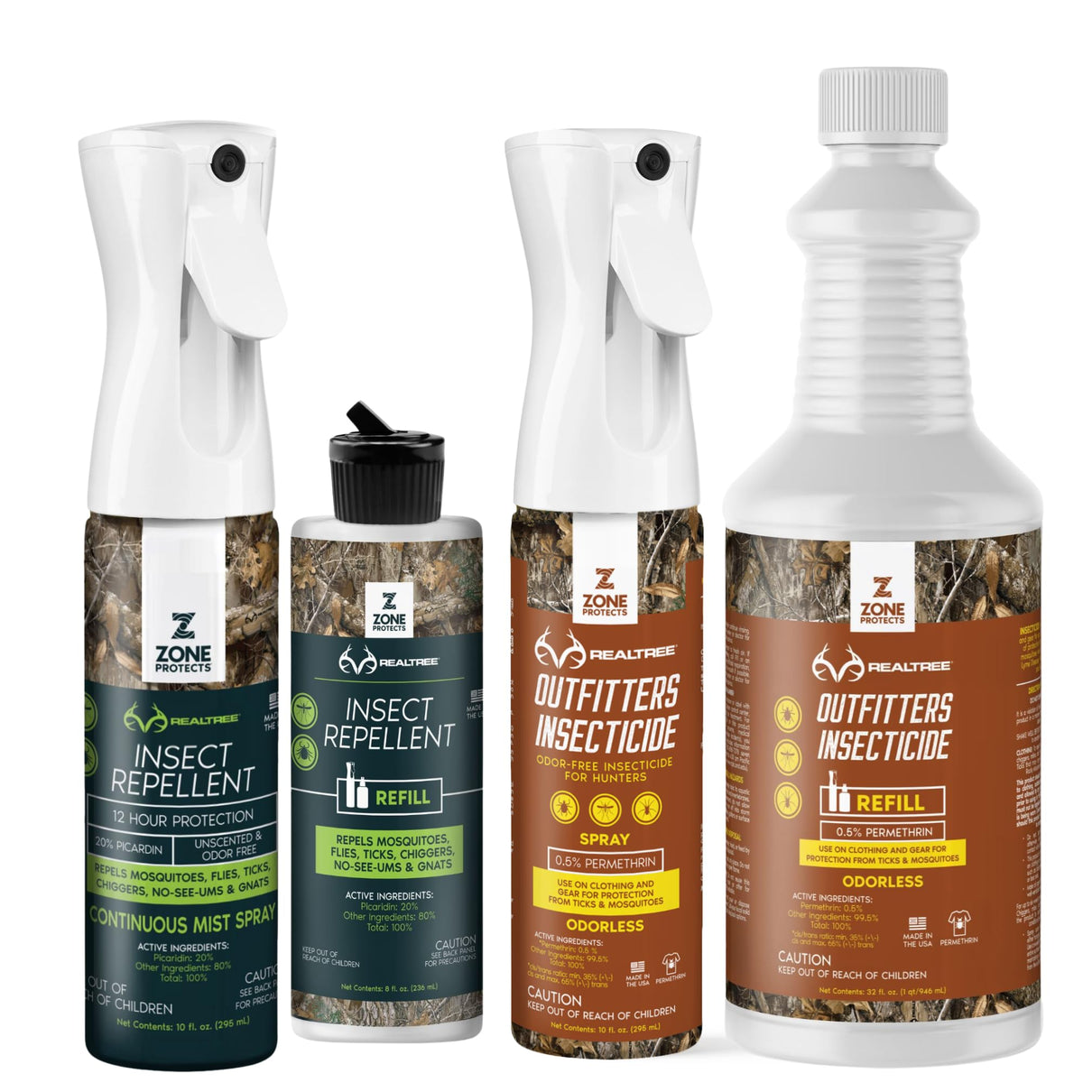 Picaridin and Permethrin Insect Repellent with Refill H3466