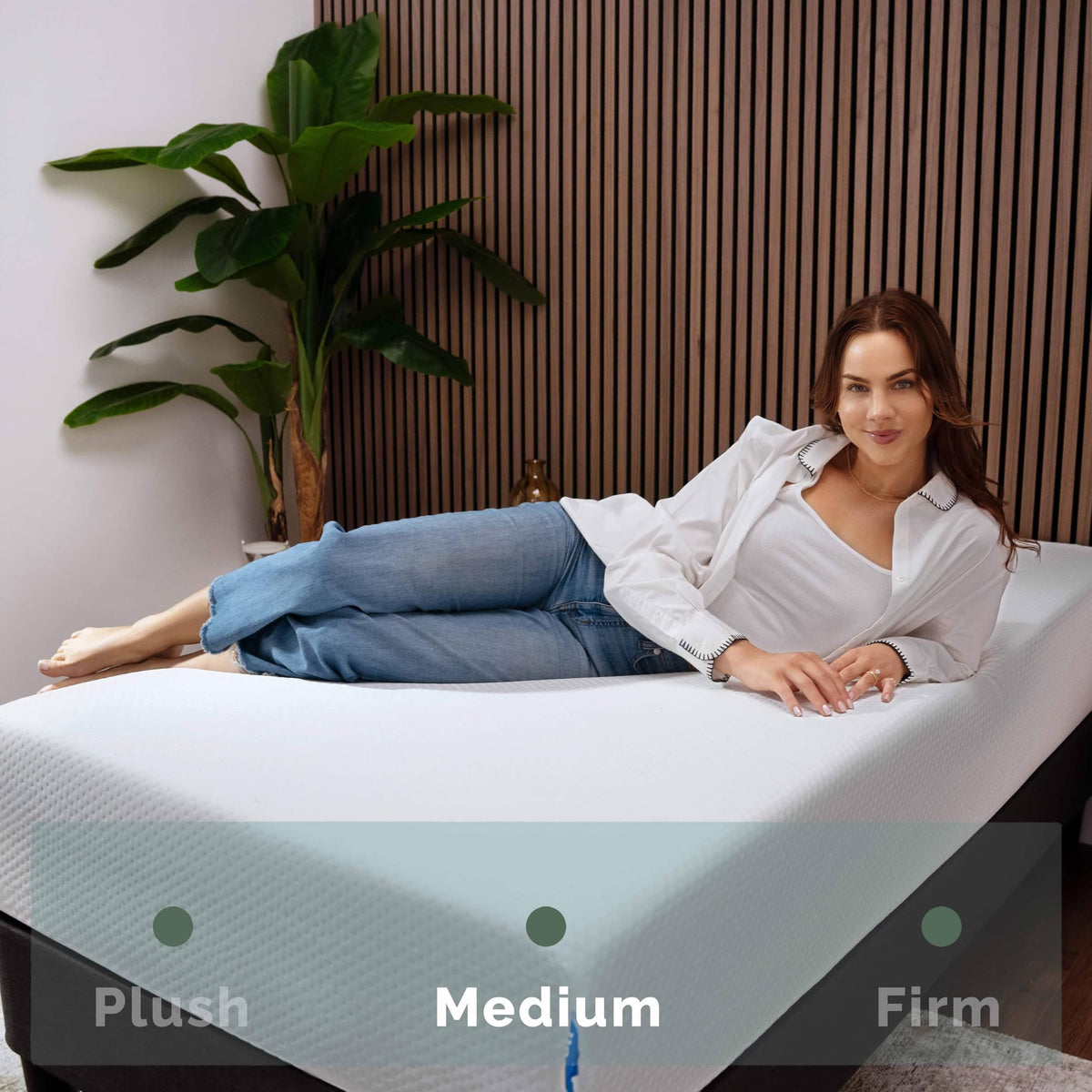 Green Tea 8 Inch Cooling Graphite Memory Foam Twin Mattress V183790