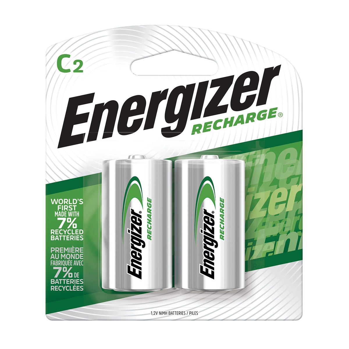 Rechargeable C and D Batteries 4 Count F672