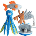 4 Packs Crinkle Squeaky Dog Toys H7603