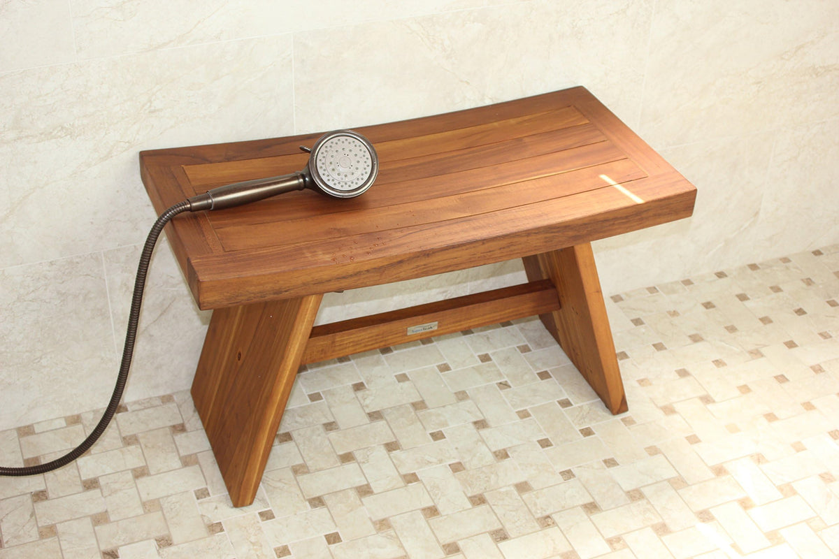30" Teak Shower Bench L420