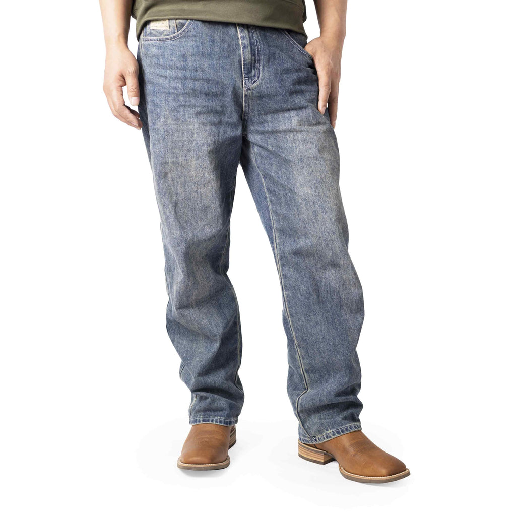 Cowboy Boots for Men Full-Grain Cowhide Square Toe Western Boot P488545