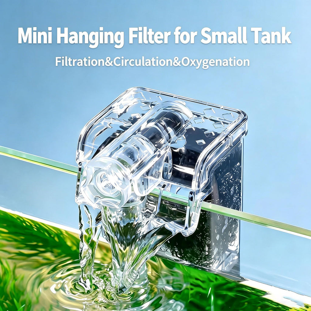 1 Gallon Half Moon Fish Tank Y9047
