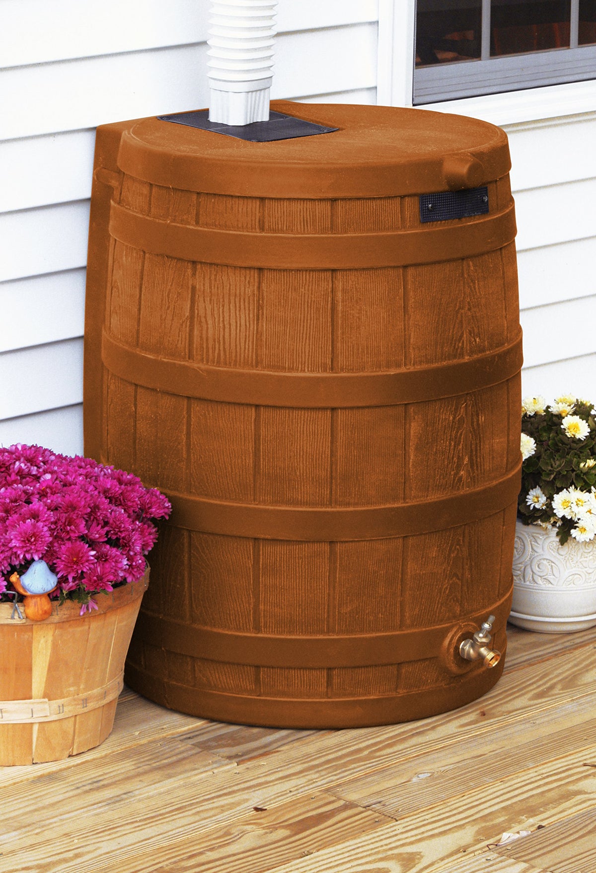 40-Gallon Terra Cotta Rain Barrel T7072